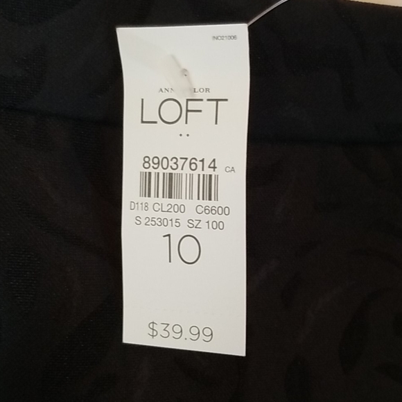 NWT Black Pencil Skirt - Picture 4 of 4